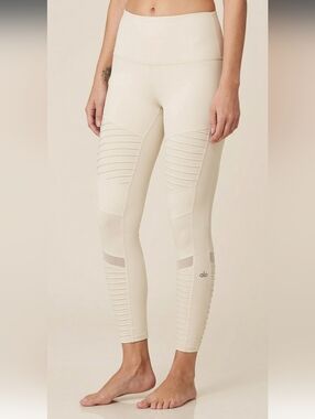 Alo Yoga High Waist Legging size S oat milk, cream colour